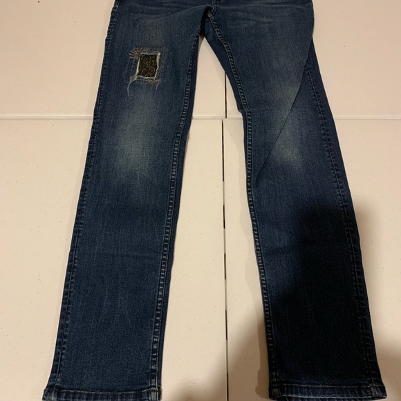Desigual Women’s Size 32x32 Mid Rise Straight Leg Jeans Medium Wash - Picture 4 of 9